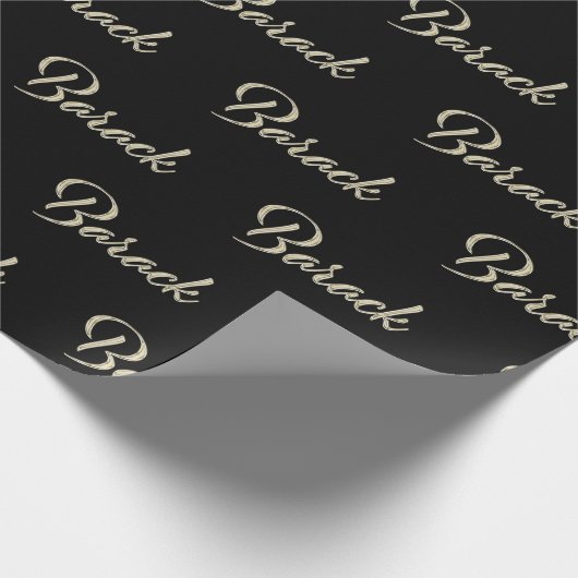 Barack Vorname Name edles Geschenkpapier Papier (Hoek)