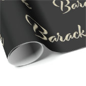Barack Vorname Name edles Geschenkpapier Papier (Rol Hoek)