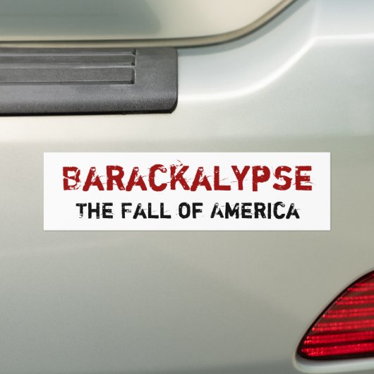 Barackalyps Bumpersticker (Op auto)