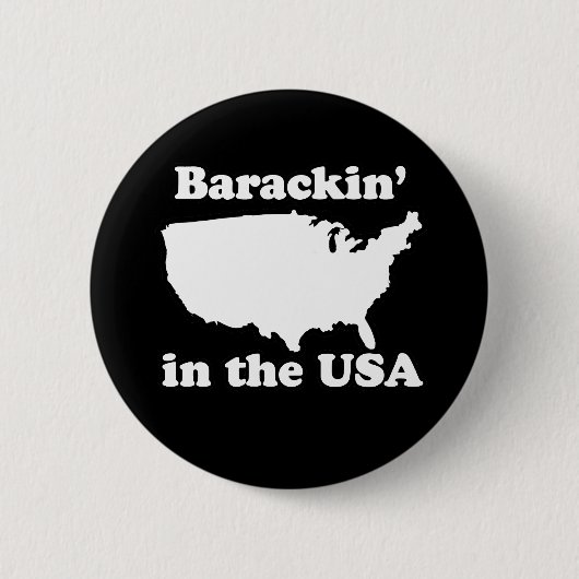 BARACKIN ' DE VS RONDE BUTTON 5,7 CM (Voorkant)