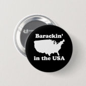 BARACKIN ' DE VS RONDE BUTTON 5,7 CM (Voorkant /achterkant)