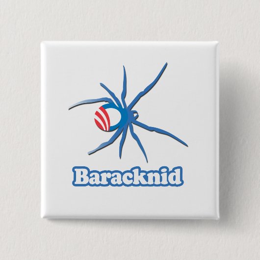 BARACKNID VIERKANTE BUTTON 5,1 CM (Voorkant)