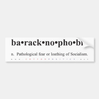 Baracknofobische Bumpersticker