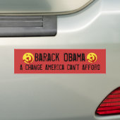 BarackObamaschange, BarackObamaschange, Barack ... Bumpersticker (Op auto)