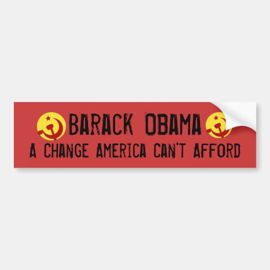 BarackObamaschange, BarackObamaschange, Barack ... Bumpersticker (Voorkant)