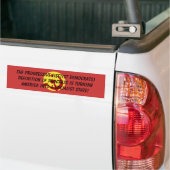 BarackObamaschange, de progressieve (linkse De... Bumpersticker (Op Truck)