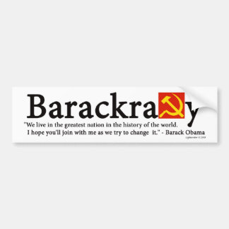 Barackracy Bumpersticker