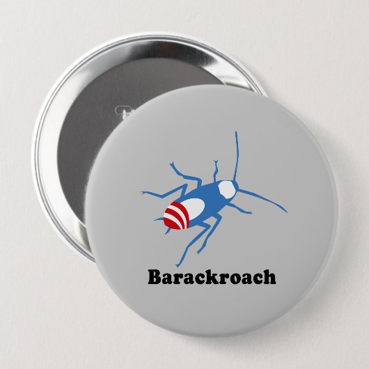 BARACKROACH RONDE BUTTON 4,0 CM (Voorkant /achterkant)