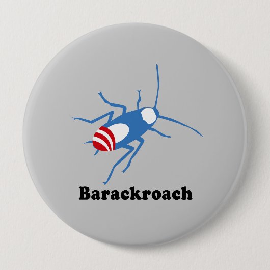 BARACKROACH RONDE BUTTON 4,0 CM (Voorkant)