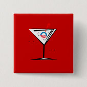 BARACKTAIL VIERKANTE BUTTON 5,1 CM (Voorkant)