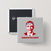 BARACKTOLOGIST VIERKANTE BUTTON 5,1 CM (Voorkant /achterkant)