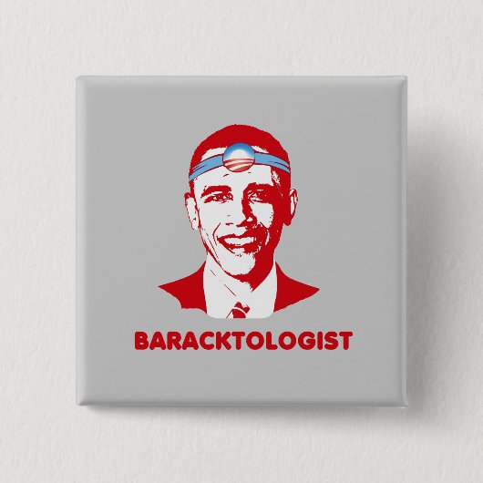 BARACKTOLOGIST VIERKANTE BUTTON 5,1 CM (Voorkant)