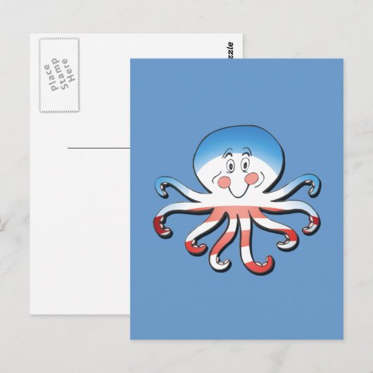 BARACKTOPUS BRIEFKAART (Voorkant / Achterkant)