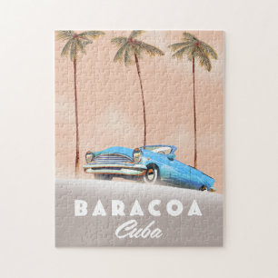 Baracoa Cuba Antieke auto Legpuzzel