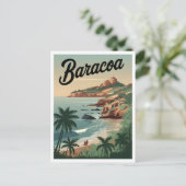 Baracoa Cuba Vintage Briefkaart (Staand voorkant)
