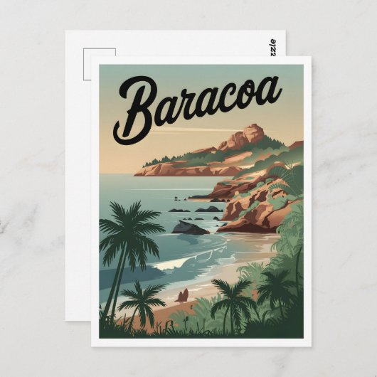 Baracoa Cuba Vintage Briefkaart (Voorkant / Achterkant)