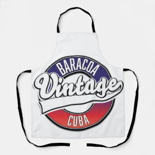 Baracoa Cuba vintage logo Schort