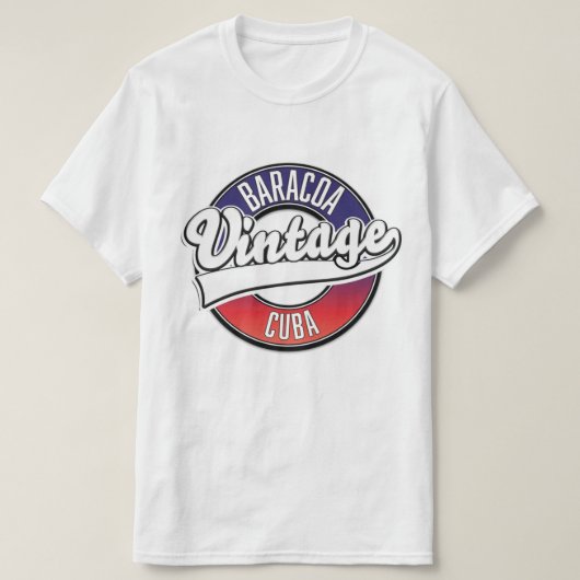 Baracoa Cuba vintage logo T-shirt (Design voorkant)