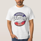 Baracoa Cuba vintage logo T-shirt (Voorkant)