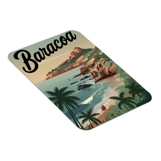 Baracoa Cuba Vintage Magneet (Rechterzijde)