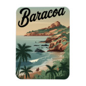 Baracoa Cuba Vintage Magneet (Verticaal)