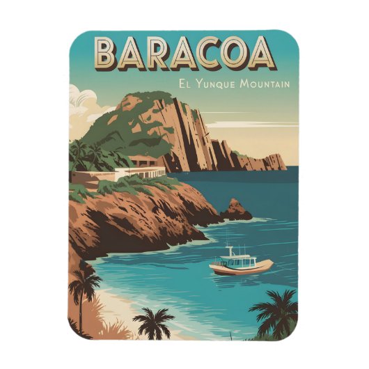 Baracoa El Yungue Mountain Magneet (Verticaal)