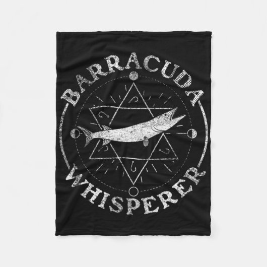 Baracuda Whisperer - Barracuda  Fleece Deken (Voorkant)