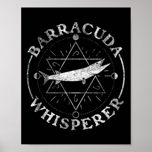 Baracudafluisteraar - Barracuda  Poster (Voorkant)