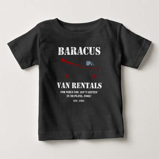 Baracus Van Rentals Shirt The A Team T-Shirt B.A. (Voorkant)