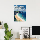 Barafundle Bay Beach Wales Poster (Thuiskantoor)