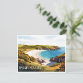 Barafundle Bay Stackpole Verenigd Koninkrijk Briefkaart (Staand voorkant)