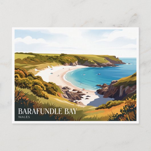Barafundle Bay Stackpole Verenigd Koninkrijk Briefkaart (Voorkant)