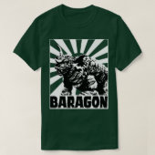 BARAGON Rijzende zon voor rode t - shirts (Design voorkant)