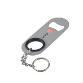 BarAI-Sleutelhanger met flesopener Mini Flessenopener (Achterkant Gekanteld)