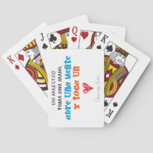 Baraja de cartas para profes