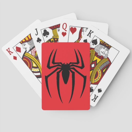 Baraja de cartas personalizada con diseño de araña pokerkaarten (Achterkant)