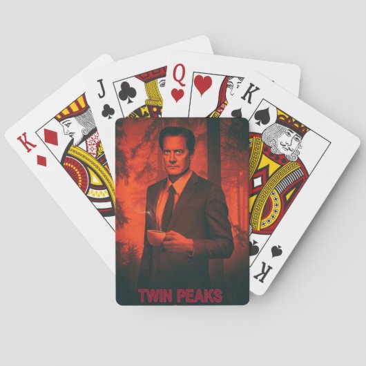 Baraja De Cartas Twin Peaks blood key Pokerkaarten (Achterkant)
