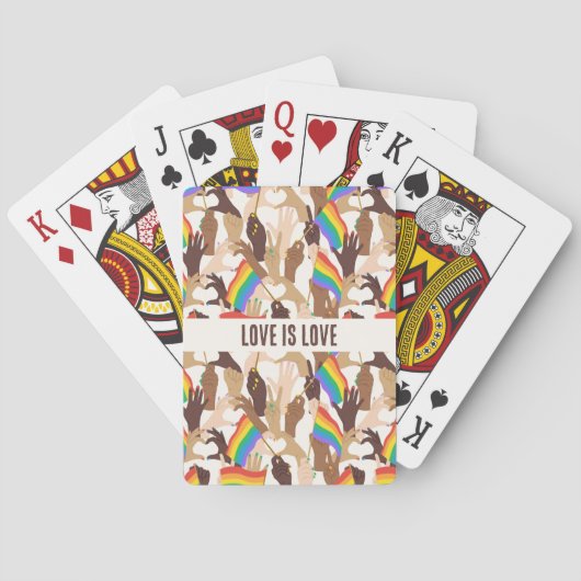 Baraja Póker PRIDE Pokerkaarten (Achterkant)