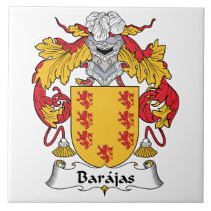 Barajas Family Crest Tegeltje