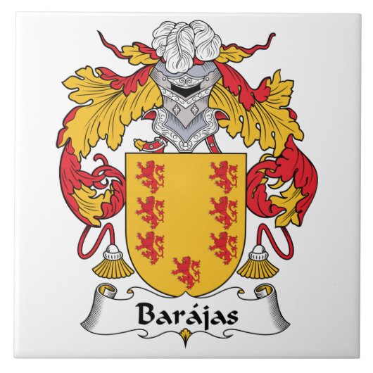 Barajas Family Crest Tegeltje (Voorkant)
