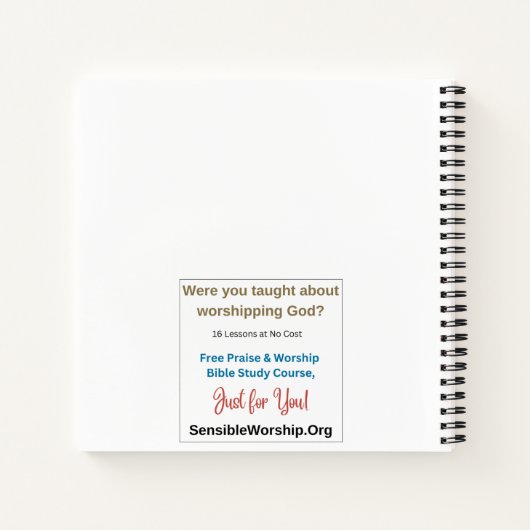 Barak Hebreeuws Notitieboek Journal (Achterkant)