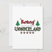 Barak in een Winterland - Kerstmis met de hond Bedankkaart (Voorkant)