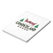 Barak in een Winterland - Kerstmis met de hond Notitieblok (Linkerzijde)