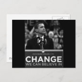 Barak Obama Collectie - Gepersonaliseerd Briefkaart (Voorkant / Achterkant)