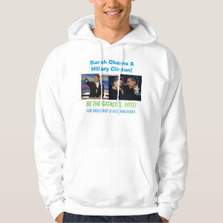Barak Obama en Hillary Clinton Hoodie