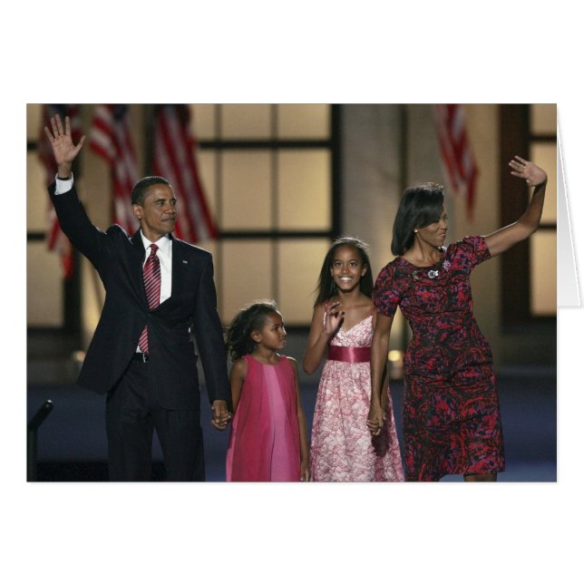 Barak Obama's familiegolf op de laatste nacht (Voorkant Horizontaal)