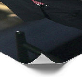 Barak Obama's familiegolf op de laatste nacht Poster (Hoek)