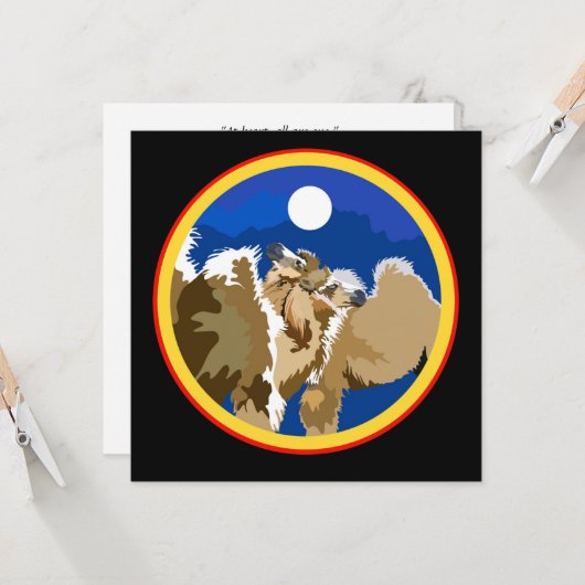 Baraka en Ja! Kaart (Voorkant / Achterkant in situ)