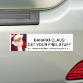 Barako Claus bumper sticker (Op auto)