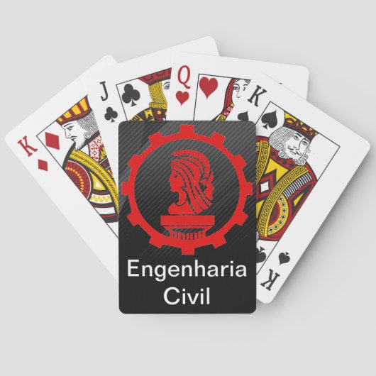 Baralho Poker Engenharia Civil Pokerkaarten (Achterkant)